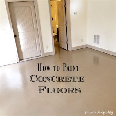 How to Prepare Concrete Floor for Painting: A Journey Through Time and Texture