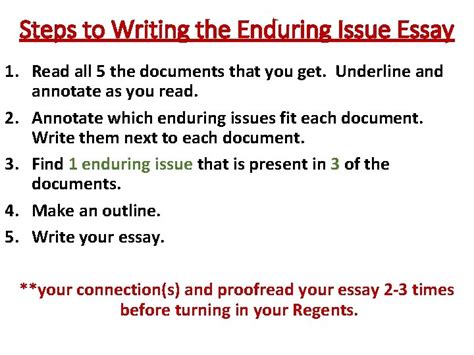 How to Write an Enduring Issue Essay: A Journey Through Time and Thought